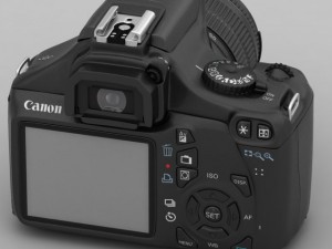 canon eos rebel t3 3D मॉडल
