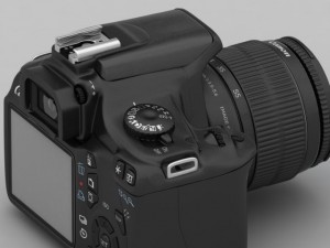 canon eos rebel t3 3D मॉडल