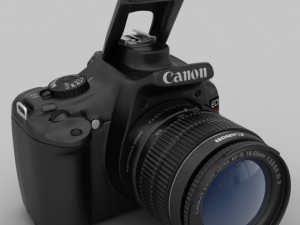 canon eos rebel t3 3D मॉडल