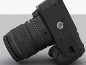 canon eos rebel t3 3D मॉडल