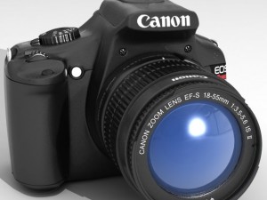 canon eos rebel t3 3D मॉडल