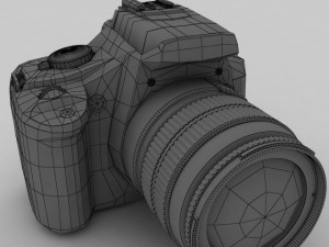 canon eos rebel t3 3D मॉडल