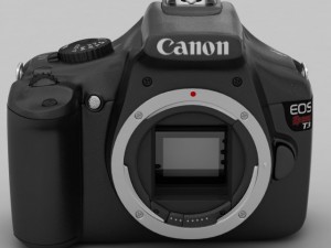 canon eos rebel t3 3D मॉडल