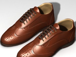 man shoes Model 3D