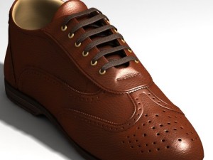 man shoes 3D Model