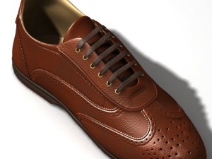man shoes 3D Model
