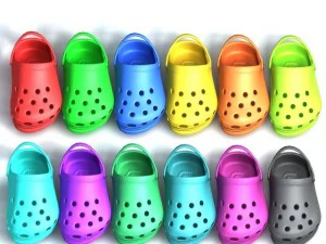 kid classic clog 3D Model