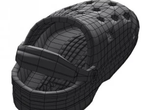 kid classic clog 3D Model