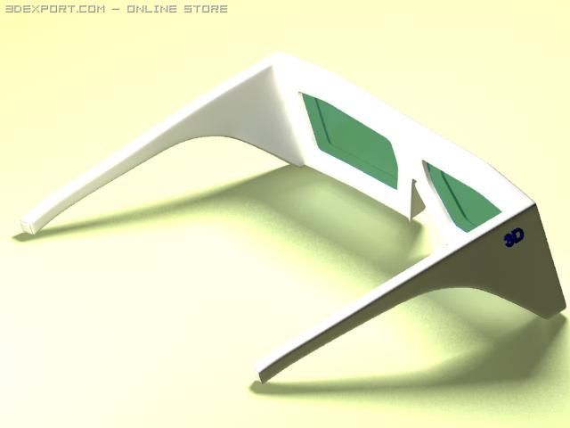 cinemaclassic3dglasses 3D Модель .c4d .max .obj .3ds .fbx .stl .blend 