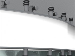 glass panoramic elevator 3D Model