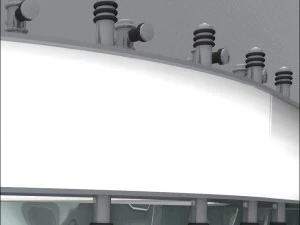 glass panoramic elevator 3D Model