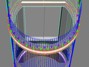 glass panoramic elevator 3D Model