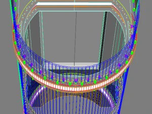 glass panoramic elevator 3D Model
