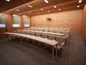 lecture room 3D 모델