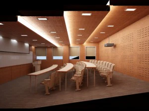 lecture room 3D Model