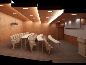 lecture room 3D Model