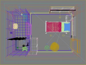 patient room1 Model 3D