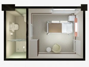 patient room1 3D Model