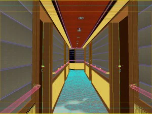 슈퍼요트 홀 3D 모델