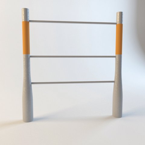 barrier 1 3Dモデル .c4d .max .obj .3ds .fbx .stl .blend 