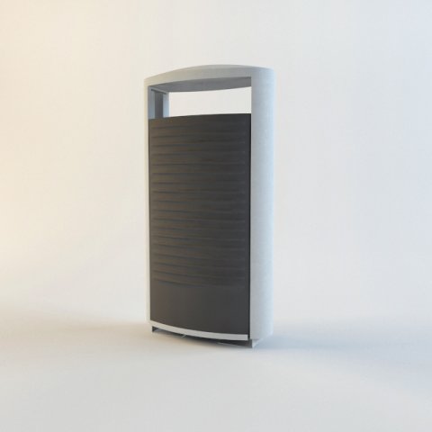 litter bin 2 Model 3D .c4d .max .obj .3ds .fbx .stl .blend 