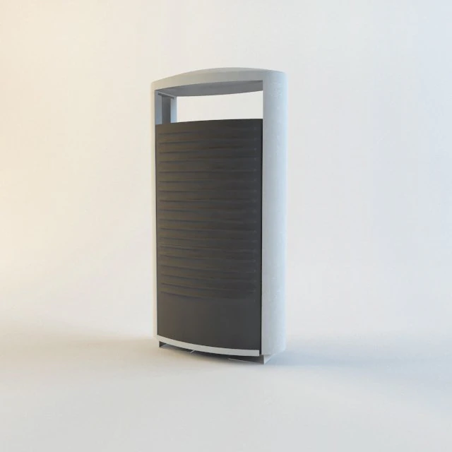 litter bin 2 3D Model .c4d .max .obj .3ds .fbx .stl .blend 