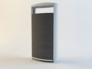 litter bin 2 Model 3D