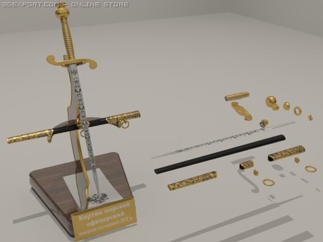 dirk Modèle 3D .c4d .max .obj .3ds .fbx .stl .blend 