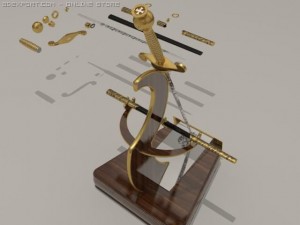 dirk Modèle 3D