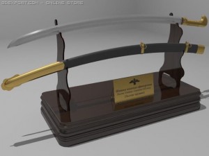 cavalry sword Model 3D