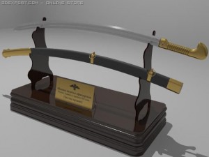 cavalry sword Modelo 3D