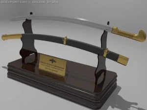 cavalry sword 3D Model