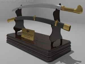 cavalry sword 3D Model