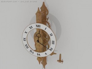 clock Model 3D
