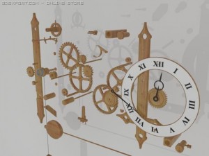 clock Modelo 3D
