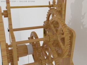 clock 3D-Modell