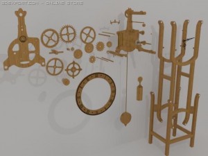 clock 3D-Modell