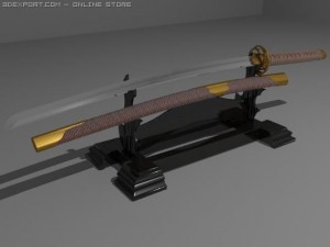 katana Model 3D