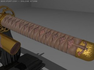 katana Modelo 3D