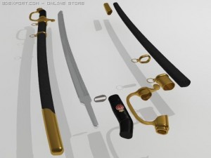 saber dragoon 3D Model