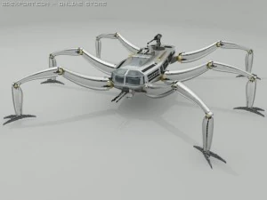 로봇 걷는 탱크 3D 모델