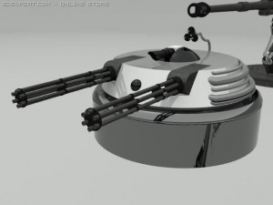 robot walking tank 3D Model