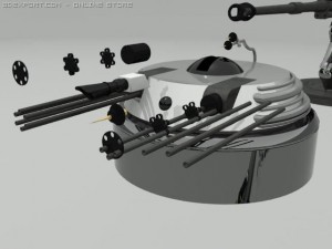 robot walking tank 3D Model