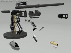 robot walking tank 3D Model