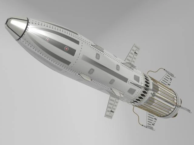 the rocket 3D Model .c4d .max .obj .3ds .fbx .stl .blend 