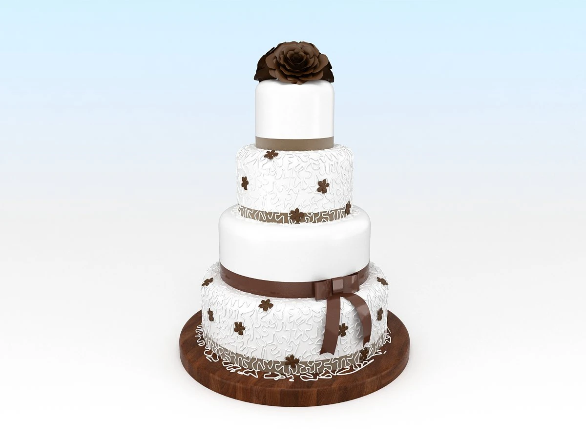 cake 3D Model .c4d .max .obj .3ds .fbx .stl .blend 