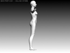 teenager woman Modello 3D