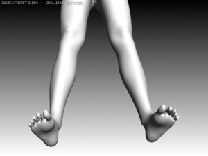 teenager woman Modello 3D