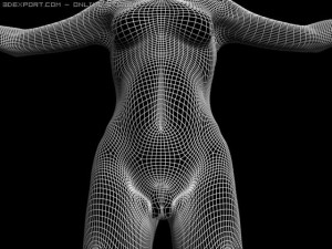 teenager woman Modello 3D