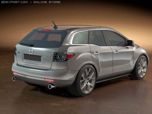 mazda cx7 Modello 3D